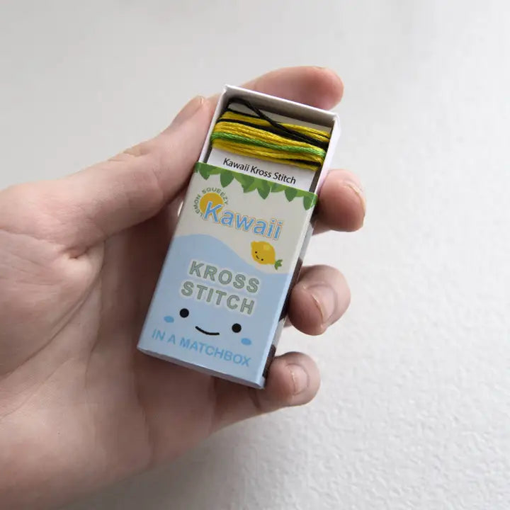 Kawaii Lemon Mini Cross Stitch Kit