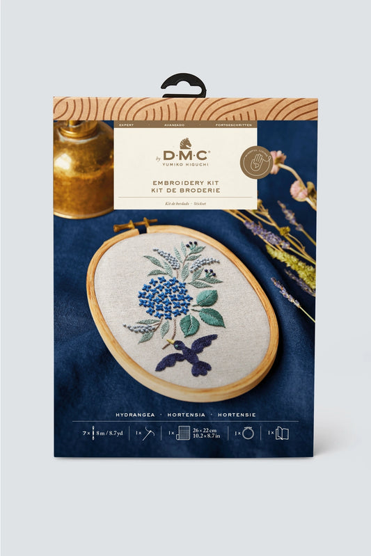 Designer Embroidery Kit: Hydrangea