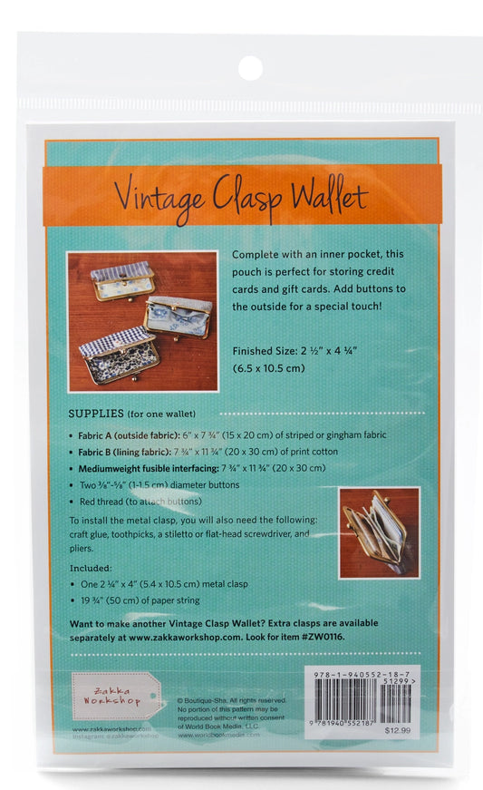 Zakka Workshop - Vintage Clasp Wallet