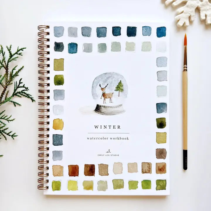 Emily Lex Studio - Winter Watercolor Workbook