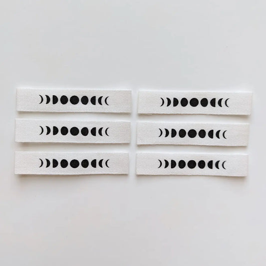 Intensely Distracted - Lunar Phases Cotton Luxe Labels