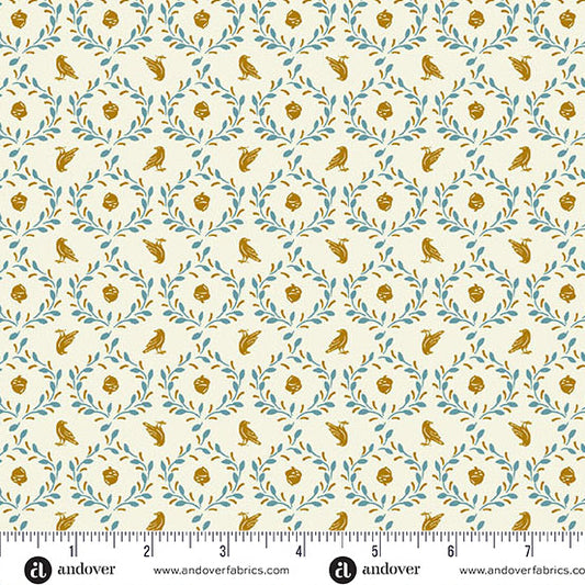 Oakleigh: Acorn and Crow in Cream