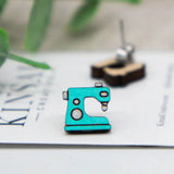 Wooden Stud Earrings by Kinsal Creative - Multiple Varieites