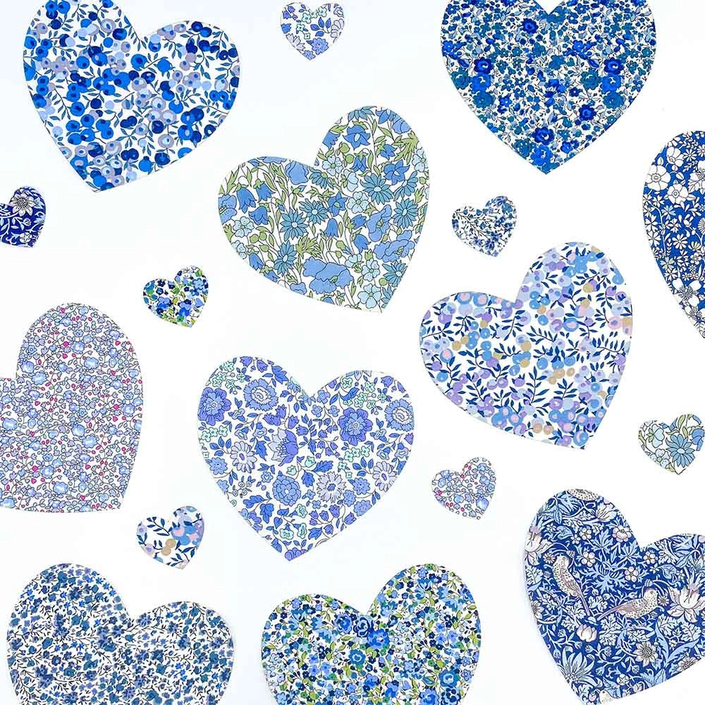 Liberty Tana Lawn Pre-Cut Fabric Hearts