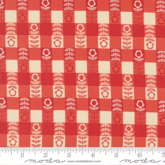 The Henhouse: Flower Plaid in Barn