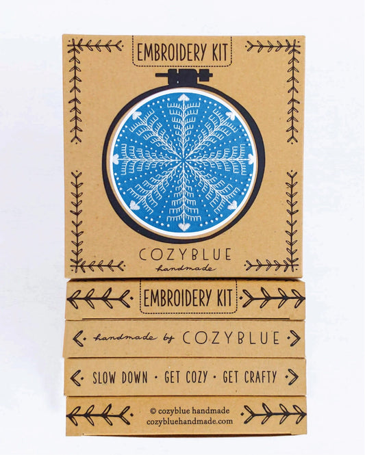Winter Snowflake Embroidery Kit