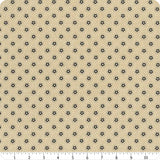 Blackbird's Nest: Daisies and Dots in Tan