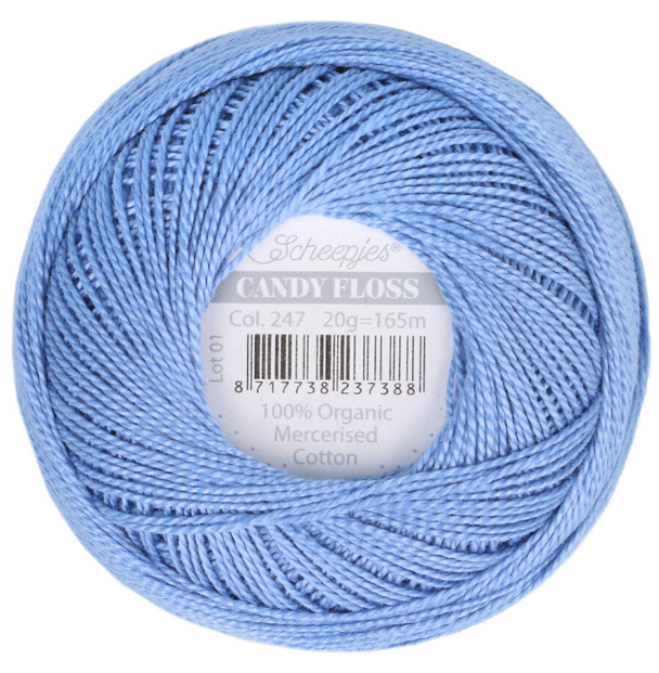 Candy Floss: Organic Mercerized Cotton (Multiple Colors)