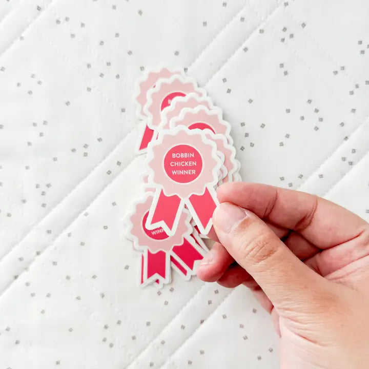 Bobbin Chicken Winner Sticker