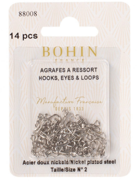 Hooks and Eyes Size 2