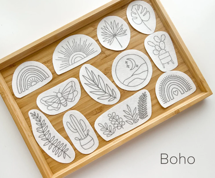 Matryoshka Doll Shop Embroidery Peel & Stitch