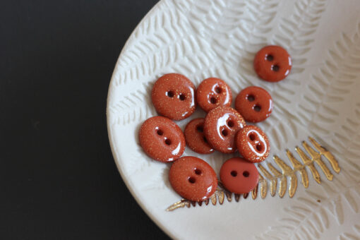 Lise Tailor Glitter 12mm Buttons - Multiple Colors