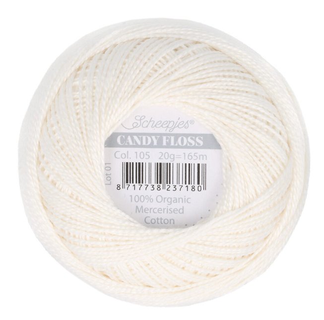 Candy Floss: Organic Mercerized Cotton (Multiple Colors)