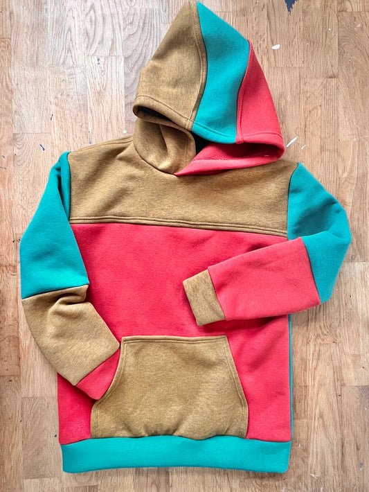 Finley Color Blocked Hoodie - Kids Sewing Pattern