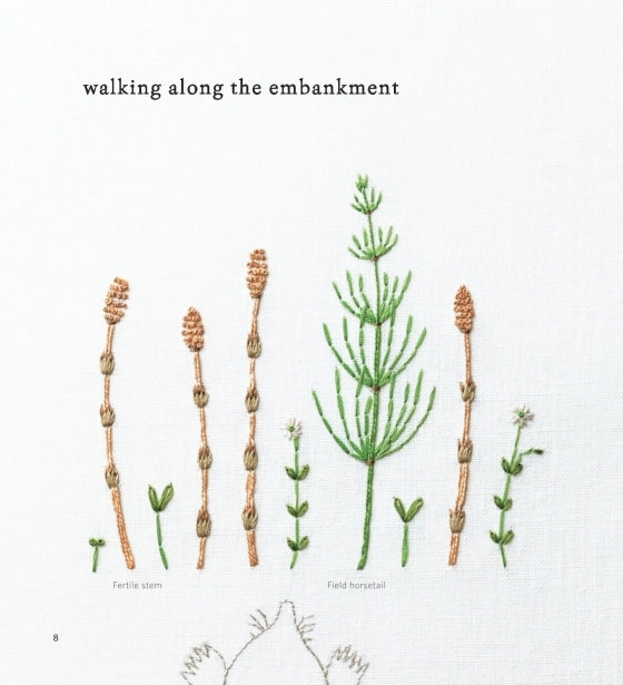 Embroidered Wild Flowers by Kazuko Aoki