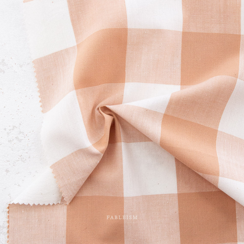 Camp Gingham: Large Gingham in Merit Pink