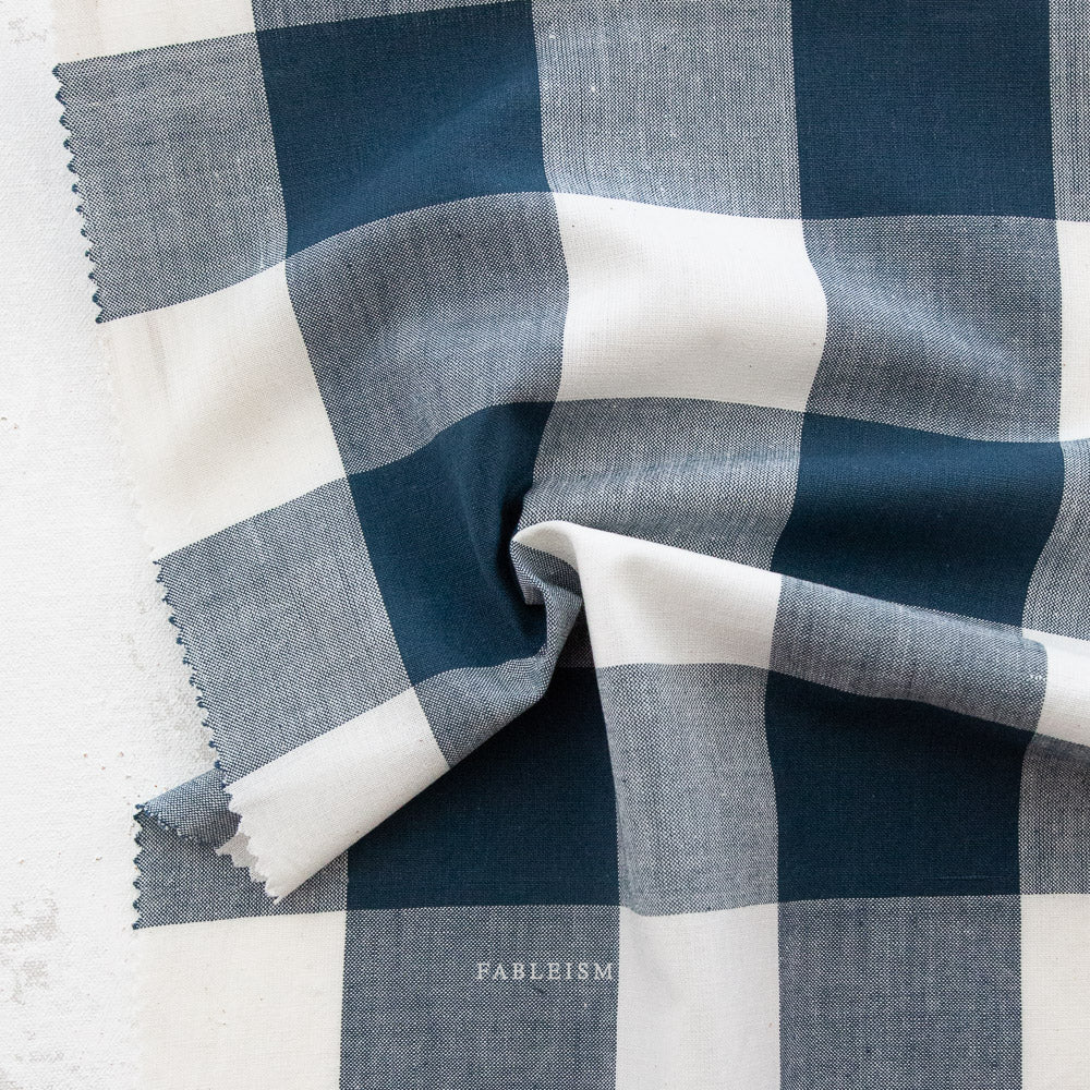 Camp Gingham: Large Gingham in Midnight