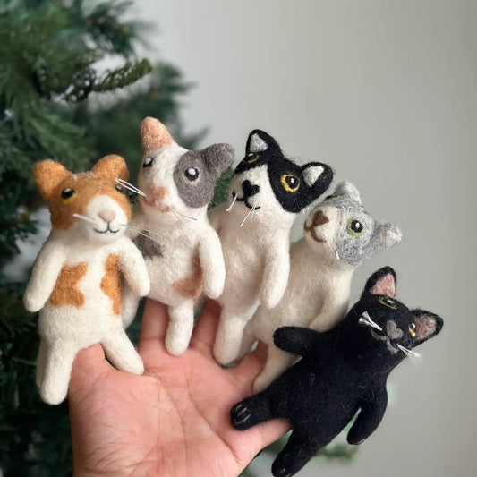 Cat Finger Puppet (Multiple Varieties)
