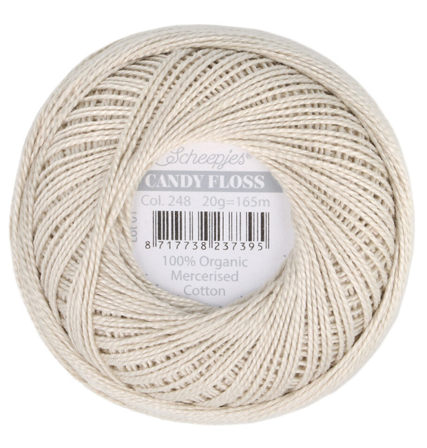 Candy Floss: Organic Mercerized Cotton (Multiple Colors)