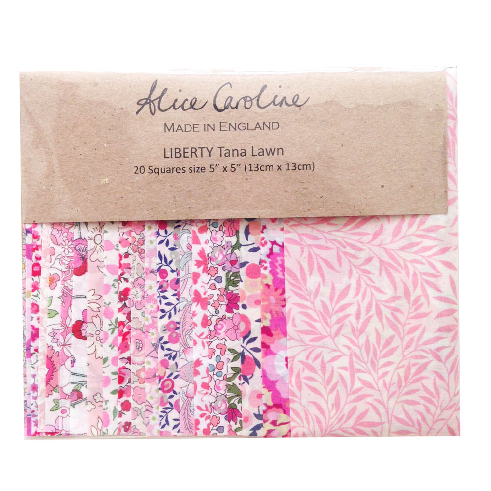 Liberty Tana Lawn 5" Charm Square Pack - 20 pcs (Multiple Varieties)