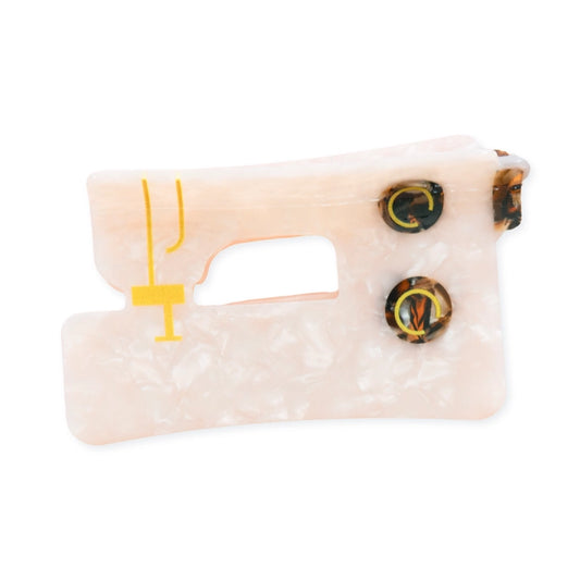 Sarah Hearts: Sewing Machine Hair Claw Clip