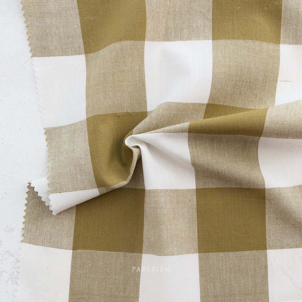 Camp Gingham: Large Gingham in Moss