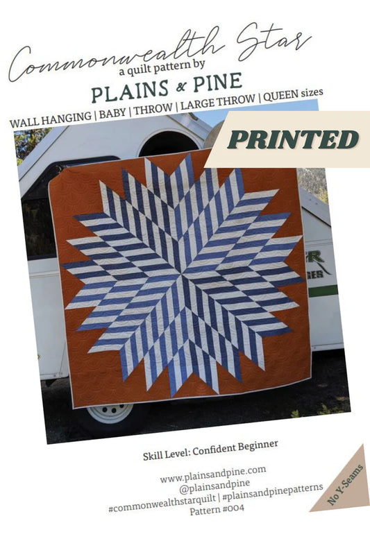 Commonwealth Star Quilt Pattern