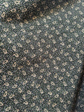 Printed Corduroy: Paisley in Black