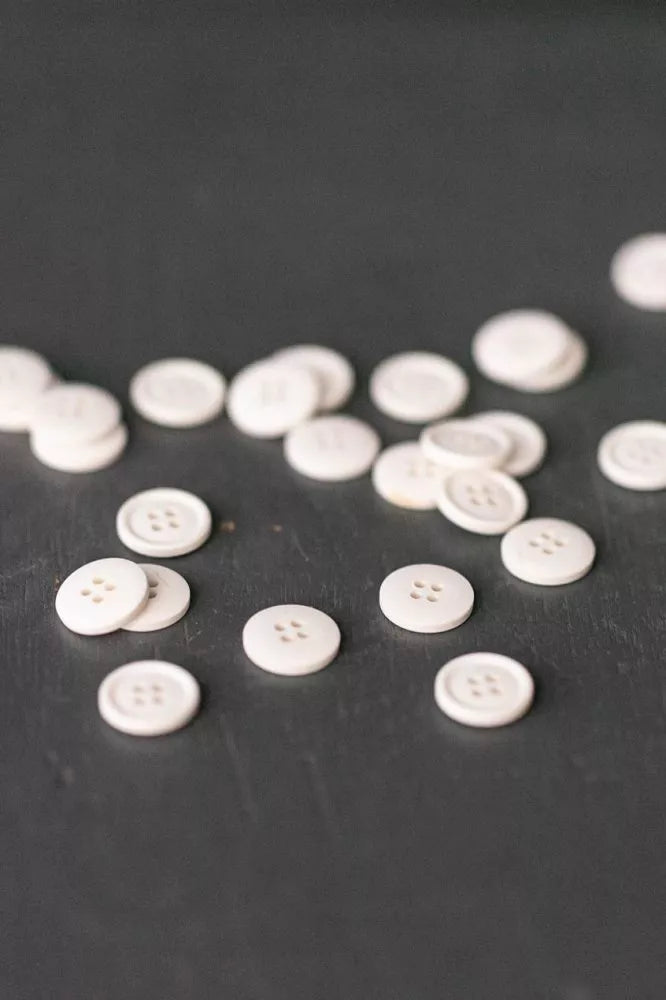 Cotton Button 15mm - Multiple Colors