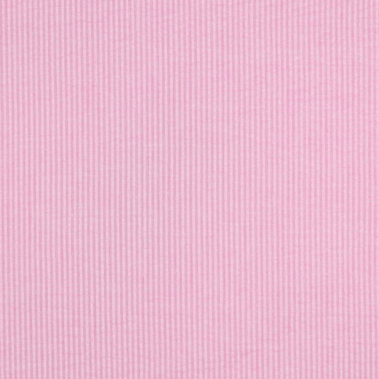 Cotton Seersucker: Yarn Dyed Stripes in Pink