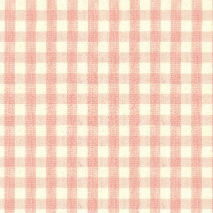 Cotton Dobby Gingham in Pink