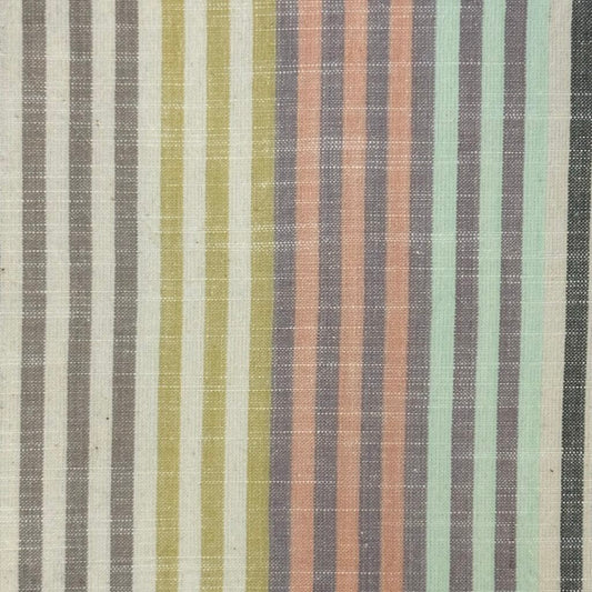 Diamond Textiles: Cabana Stripes in Celery