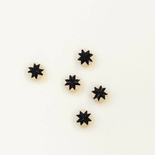 Ikigai: Embroidered Buttons - Multiple Designs