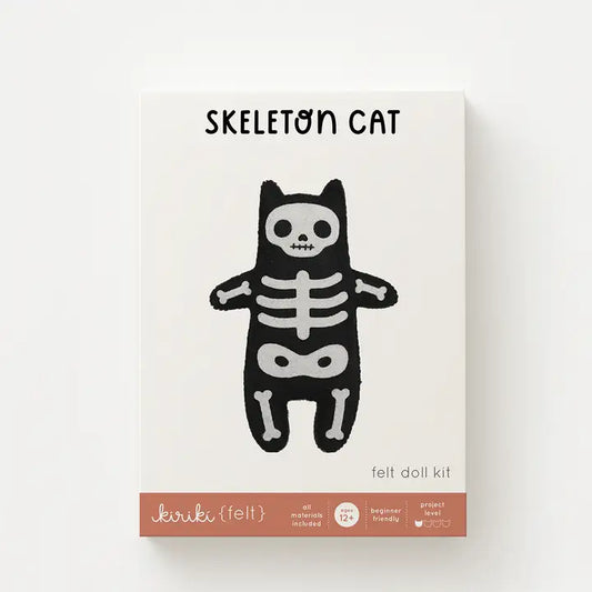 Halloween Cat Felt Doll Kit - Multiple Varieties to Choose From!