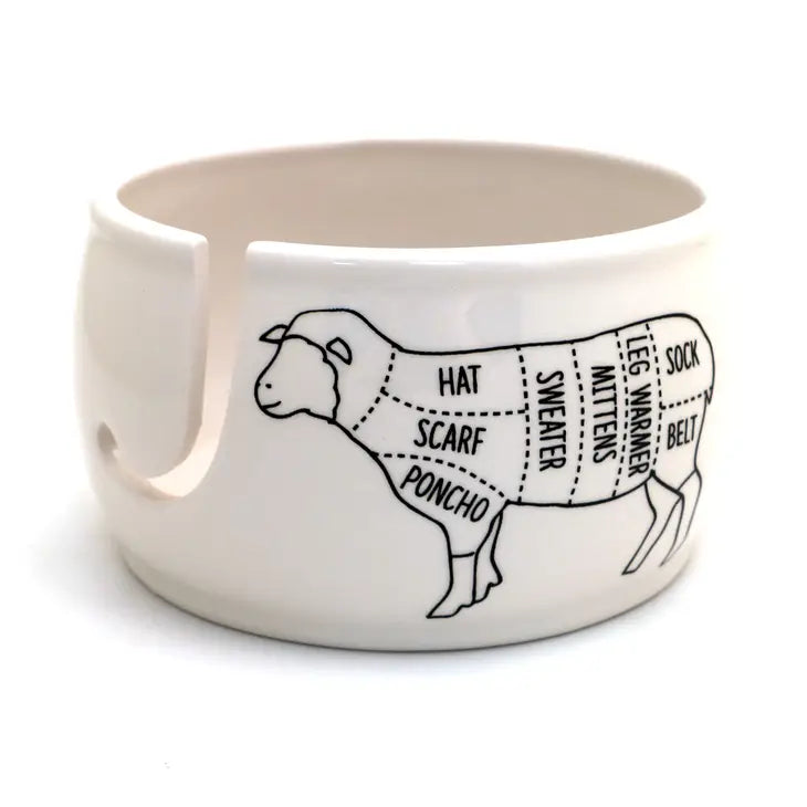 Sheep Parts Yarn Bowl