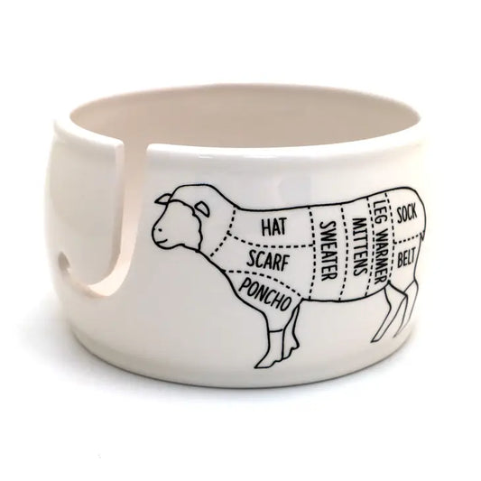 Sheep Parts Yarn Bowl