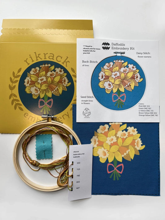 Embroidery Kit: Daffodil