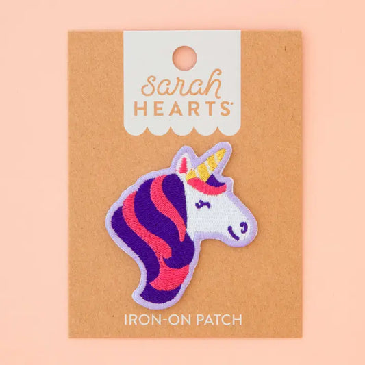 Sarah Hearts Labels: Unicorn Iron-on Patch
