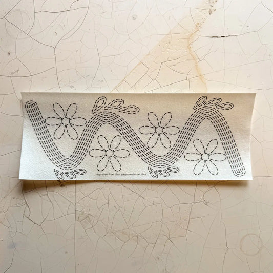 Mending + Embellishment Transfer: Daisies
