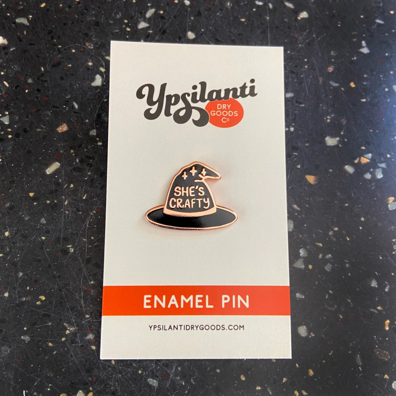 She's Crafty Enamel Pin
