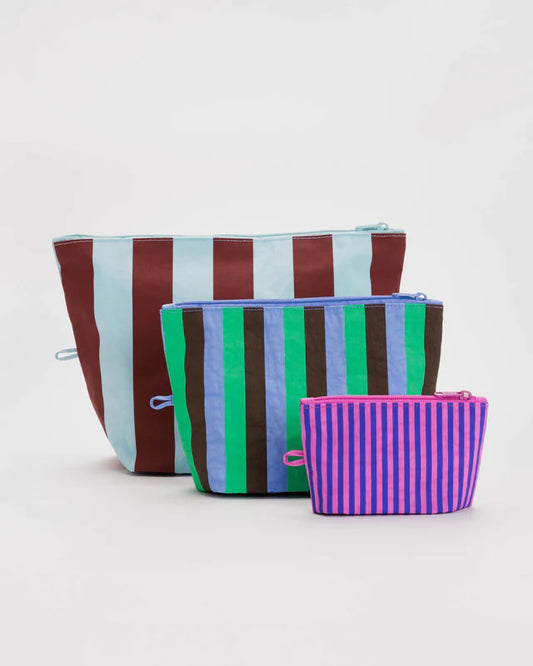 Baggu: Go Pouch Set - Multiple Colors