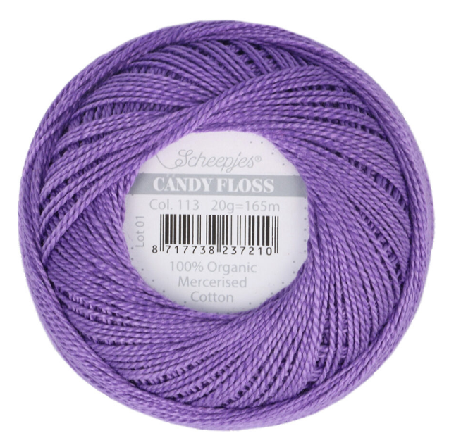 Candy Floss: Organic Mercerized Cotton (Multiple Colors)