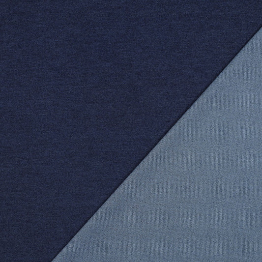 Denim Knit Twill in Medium Blue