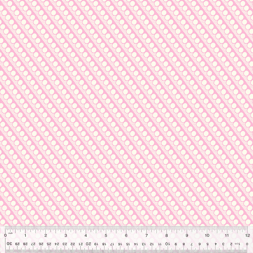 Bonny: Diagonal Dots in Light Pink