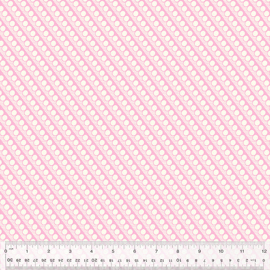 Bonny: Diagonal Dots in Light Pink