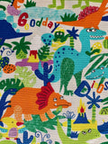 Happy Fabric Dino: Oxford in Bright