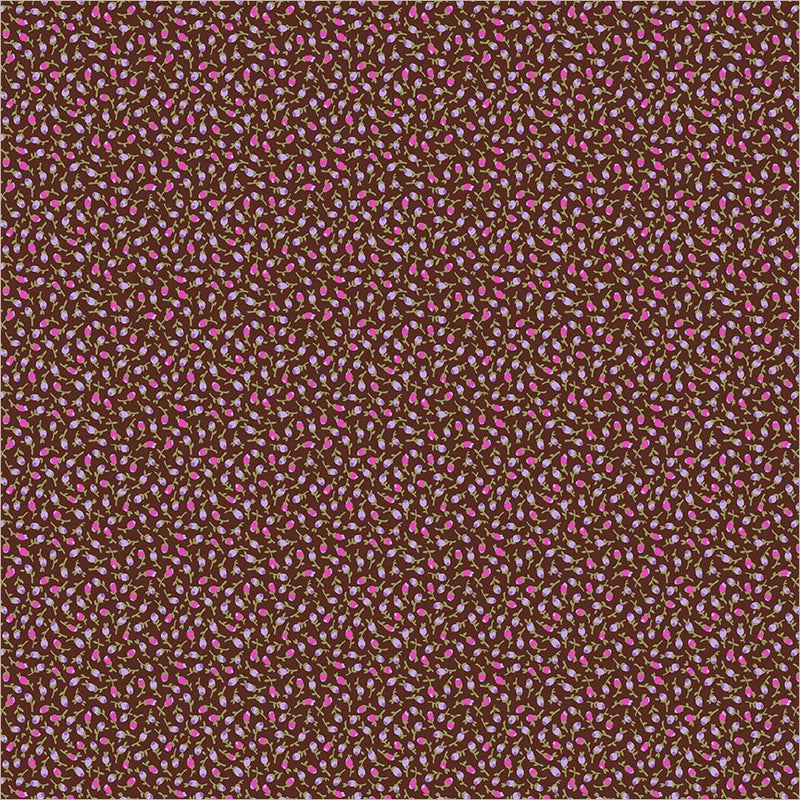 Pocket Posies: Ditsy Bloom in Brown