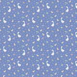 Playtime Primaries: Ducks with Umbrellas in Blue