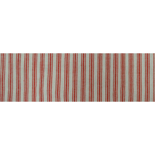 Red/White Ticking Toweling