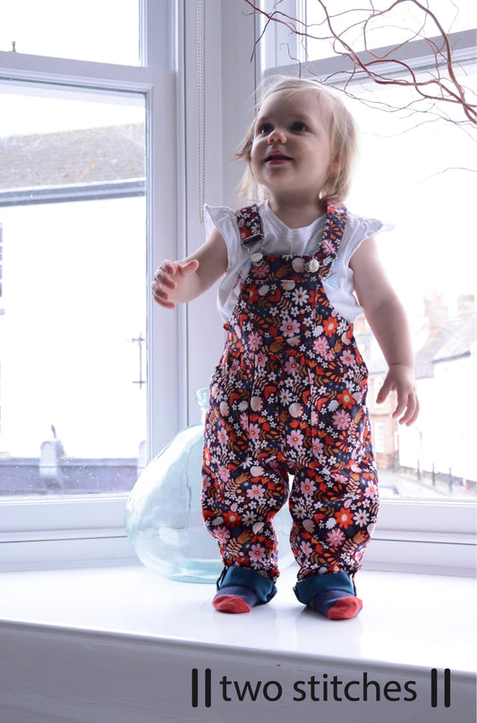 Frankie Dungarees & Pinafore Dress- Kids Sewing Pattern